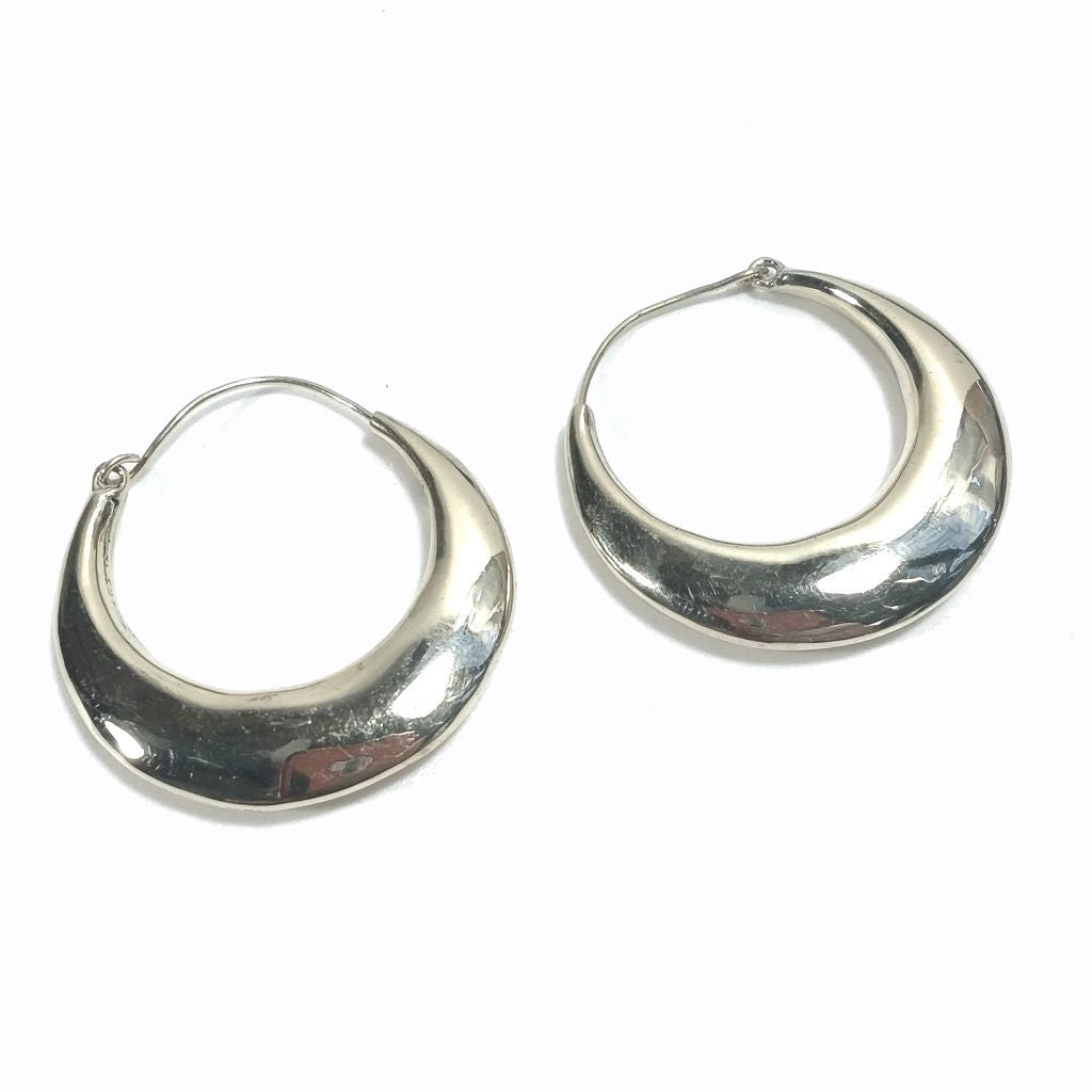 ORECCHINI etnici Ottone lucido a cerchio - NUNA