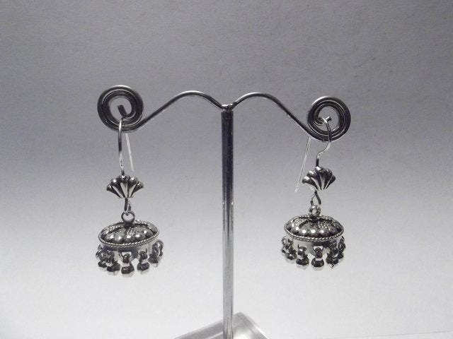 ORECCHINI etnici in argento 925 coppetta – immagine2