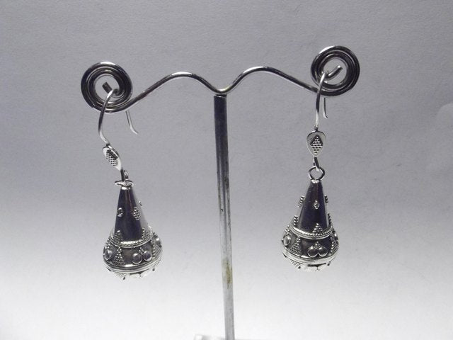 ORECCHINI etnici in argento 925 a goccia