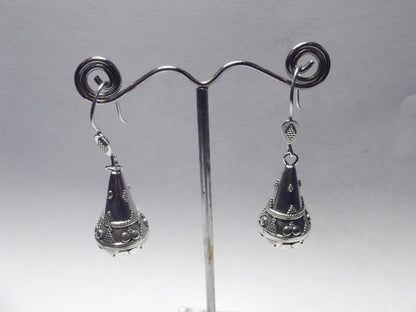 ORECCHINI etnici in argento 925 a goccia