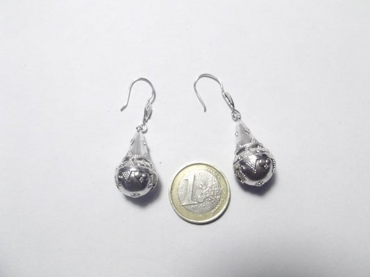 ORECCHINI etnici in argento 925 a goccia – immagine2