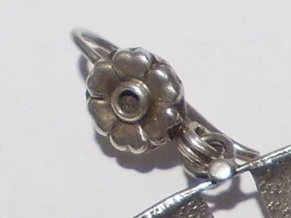 Orecchini etnici in argento antico - SIMIKOT – immagine3