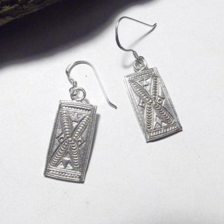 ORECCHINI etnici in argento 925 mini KAREN
