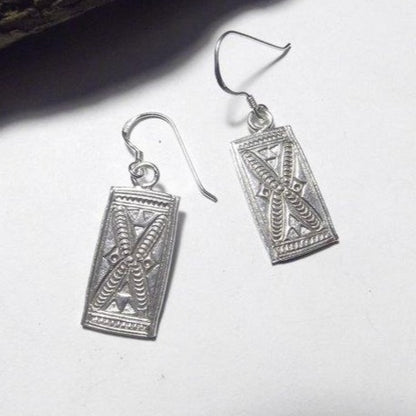 ORECCHINI etnici in argento 925 mini KAREN
