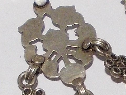 Orecchini etnici in argento antico - LIMI – immagine2