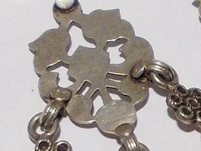 Orecchini etnici in argento antico - LIMI – immagine2