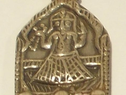 ORECCHINO ETNICO argento vecchio PARVATI - SHIVA - CHIRMIRI – immagine5