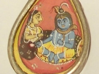 ORECCHINO ETNICO argento vecchio PARVATI - SHIVA - CHIRMIRI – immagine4