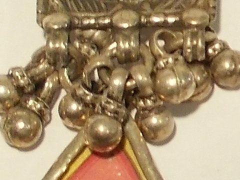 ORECCHINO ETNICO argento vecchio PARVATI - SHIVA - CHIRMIRI – immagine6