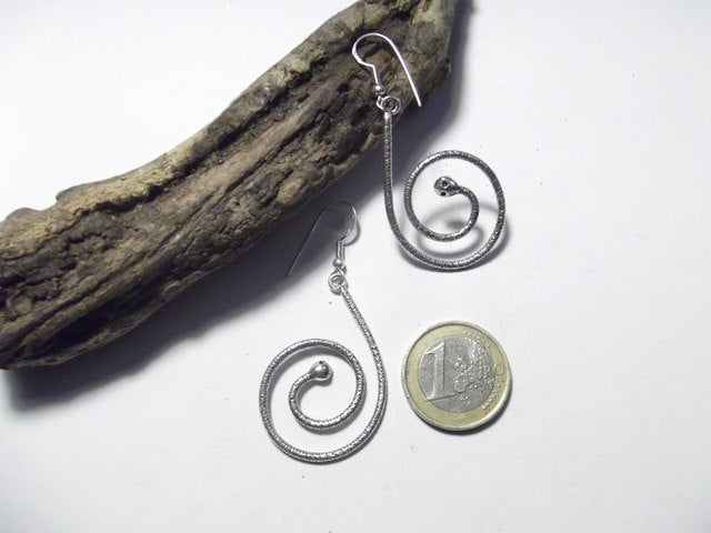 ORECCHINI in argento 925 - SERPENTE – immagine2
