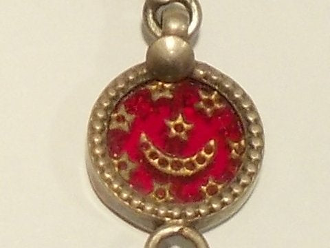 Orecchini etnici in argento antico - ARTENE – immagine3