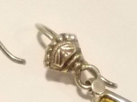 ORECCHINO etnico argento vecchio GANESH