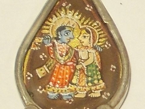 ORECCHINO ETNICO argento vecchio PARVATI - SHIVA I – immagine4
