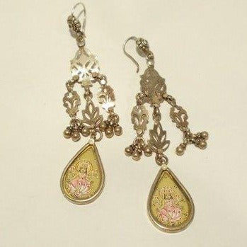 ORECCHINO etnico argento vecchio LAXMI II