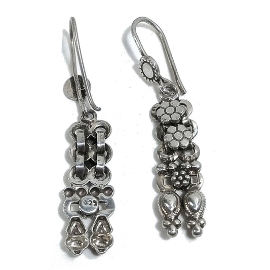 ORECCHINI etnici in argento 925 pendente | Rajasthani