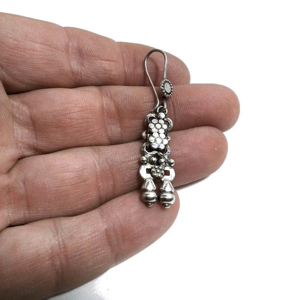 ORECCHINI etnici in argento 925 pendente | Rajasthani