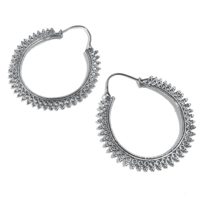 ORECCHINI ETNICI Ottone lucido ORECCHINI | Cerchio - BOHO