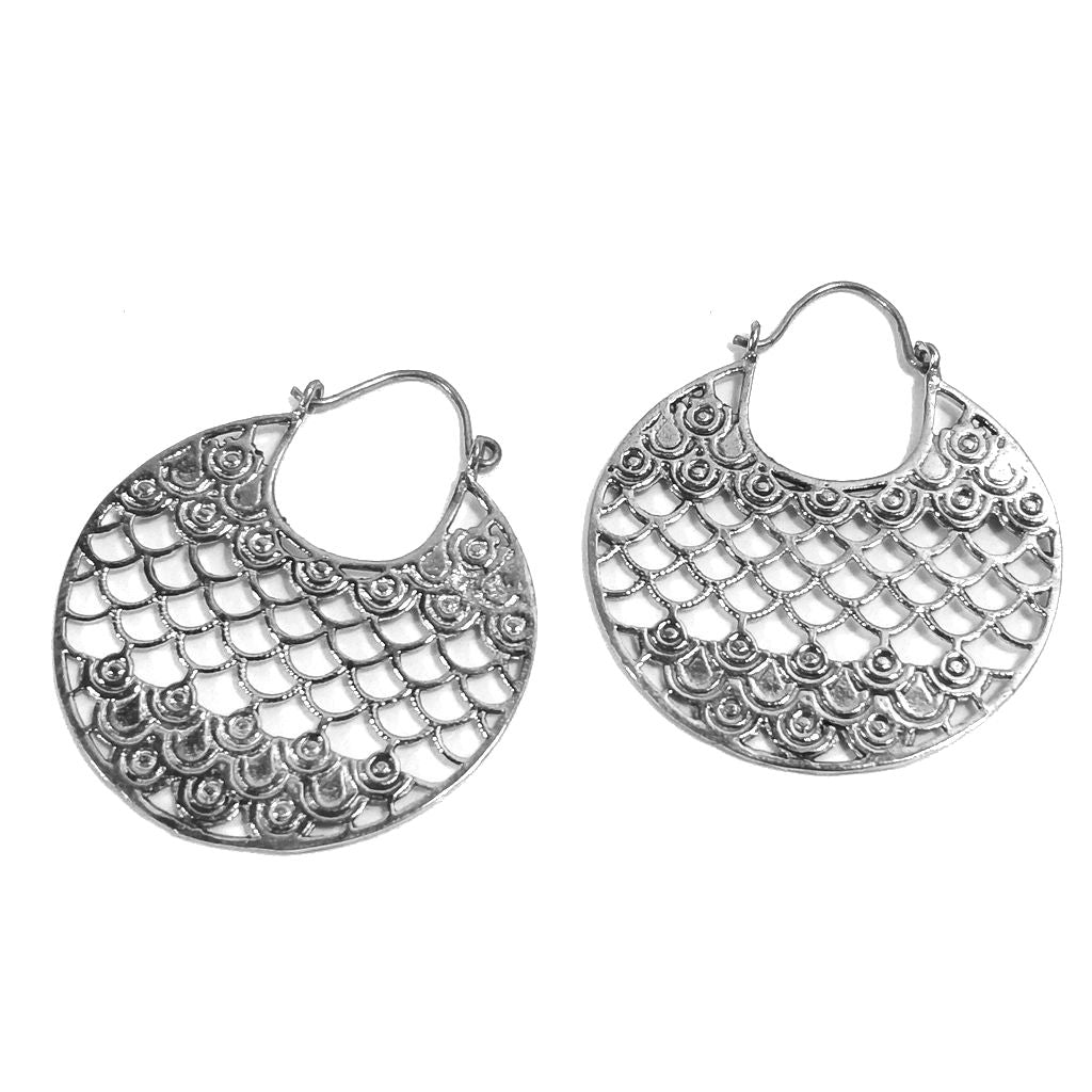 ORECCHINI ETNICI Ottone lucido Orecchini artigianali | Barocco | BOHO