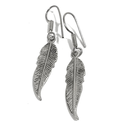 ORECCHINI ETNICI Ottone lucido Orecchini artigianali | Piuma | BOHO