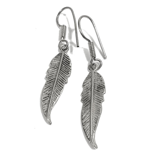 ORECCHINI ETNICI Ottone lucido Orecchini artigianali | Piuma | BOHO