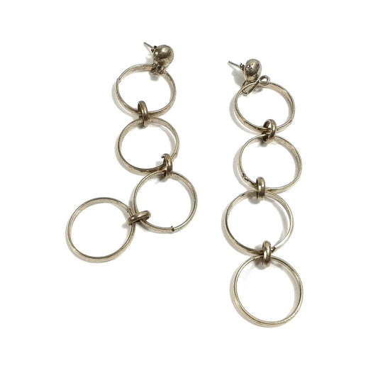ORECCHINI ETNICI Ottone lucido Orecchini artigianali | BOHO | Cerchio