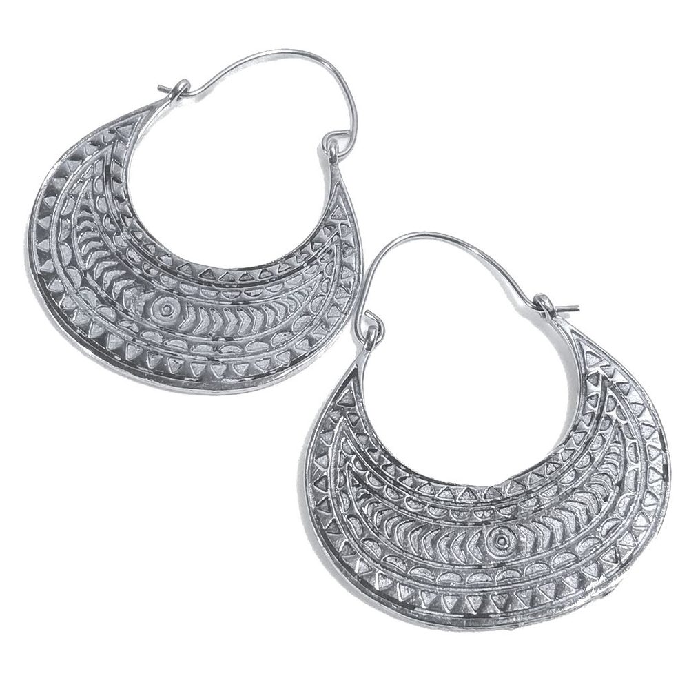 ORECCHINI ETNICI Ottone lucido ORECCHINI | KAREN - BOHO