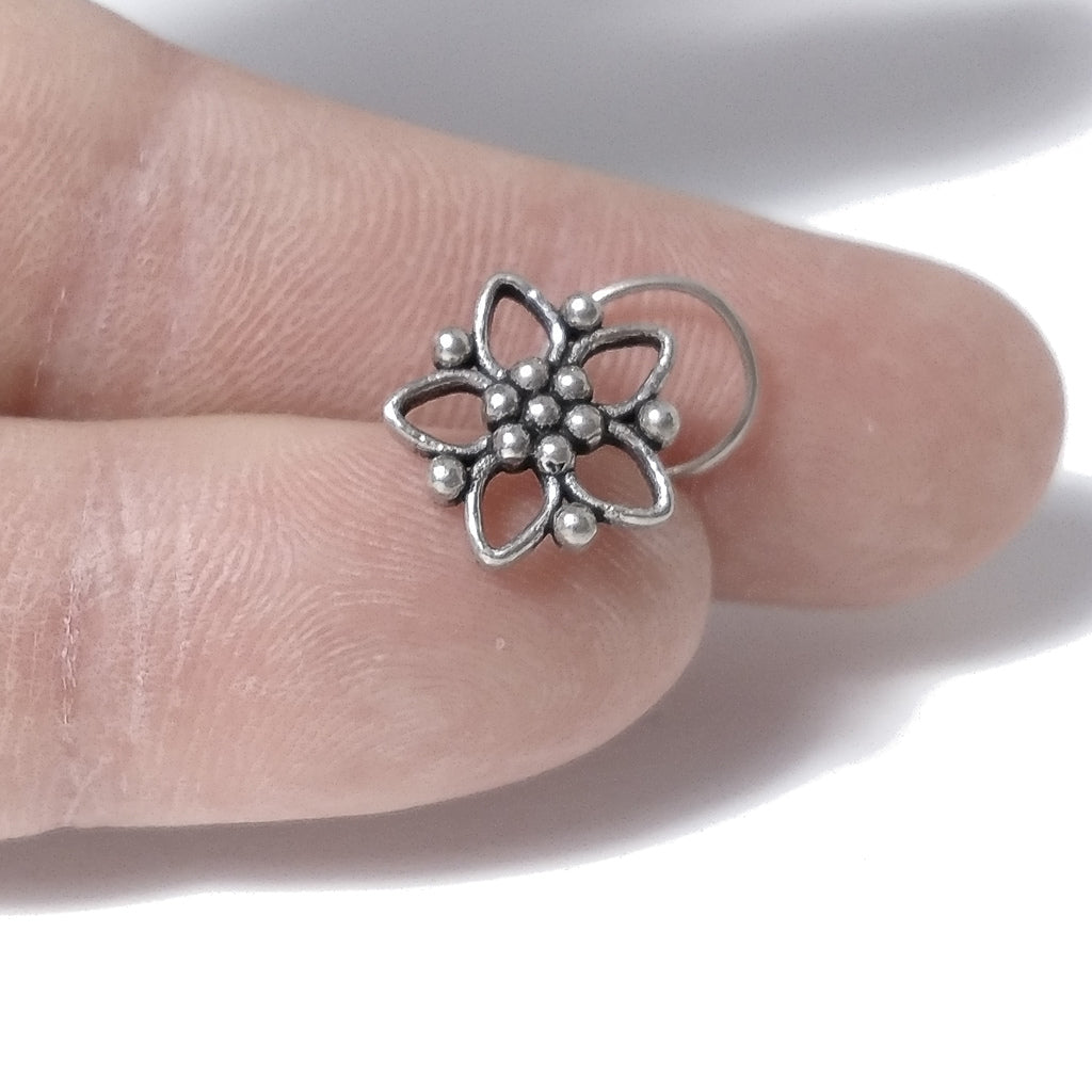 Orecchini da naso MILOS | con Spirale | Argento 925 | Piercing BOHO