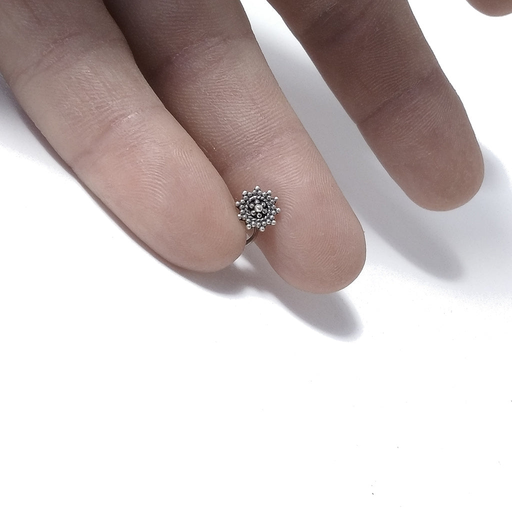 Orecchini da naso CRETA | etnici con Spirale | Argento 925 | Piercing BOHO