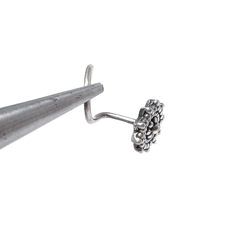 Orecchini da naso CRETA | etnici con Spirale | Argento 925 | Piercing BOHO
