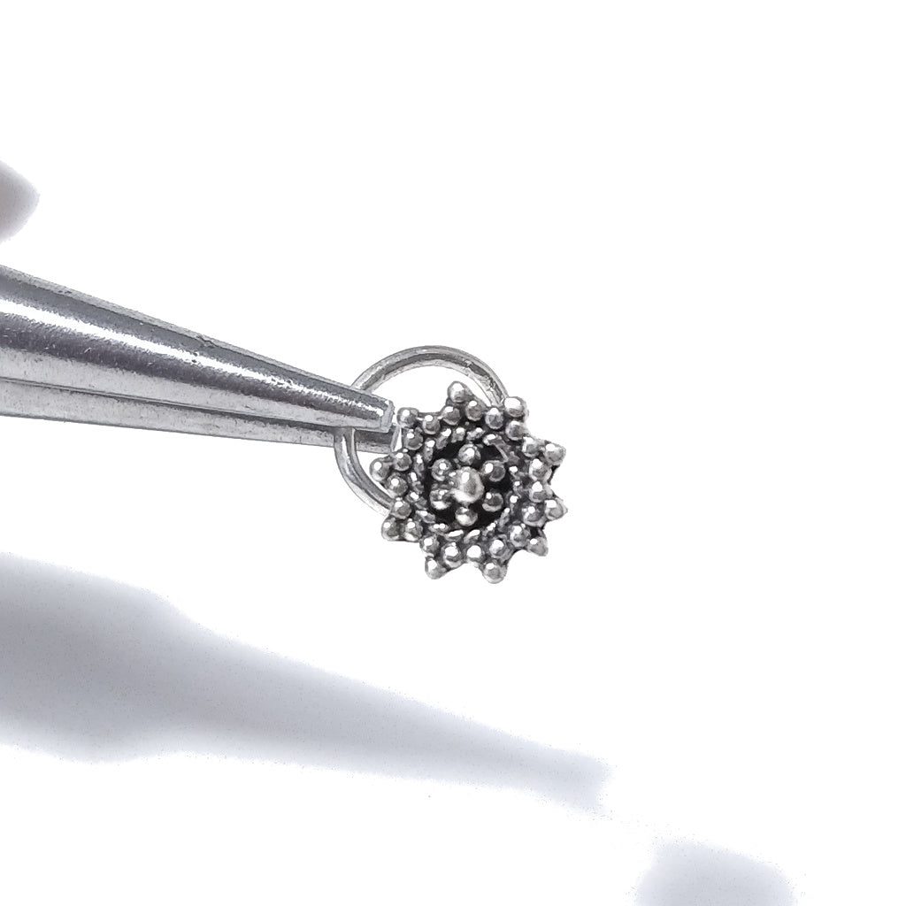 Orecchini da naso CRETA | etnici con Spirale | Argento 925 | Piercing BOHO
