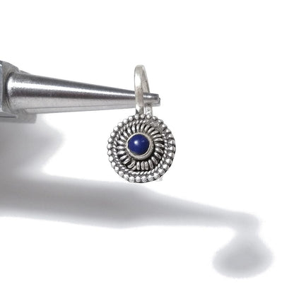 Orecchini da naso LAMPEDUSA | con Spirale e Pietra | Argento 925 | Piercing BOHO