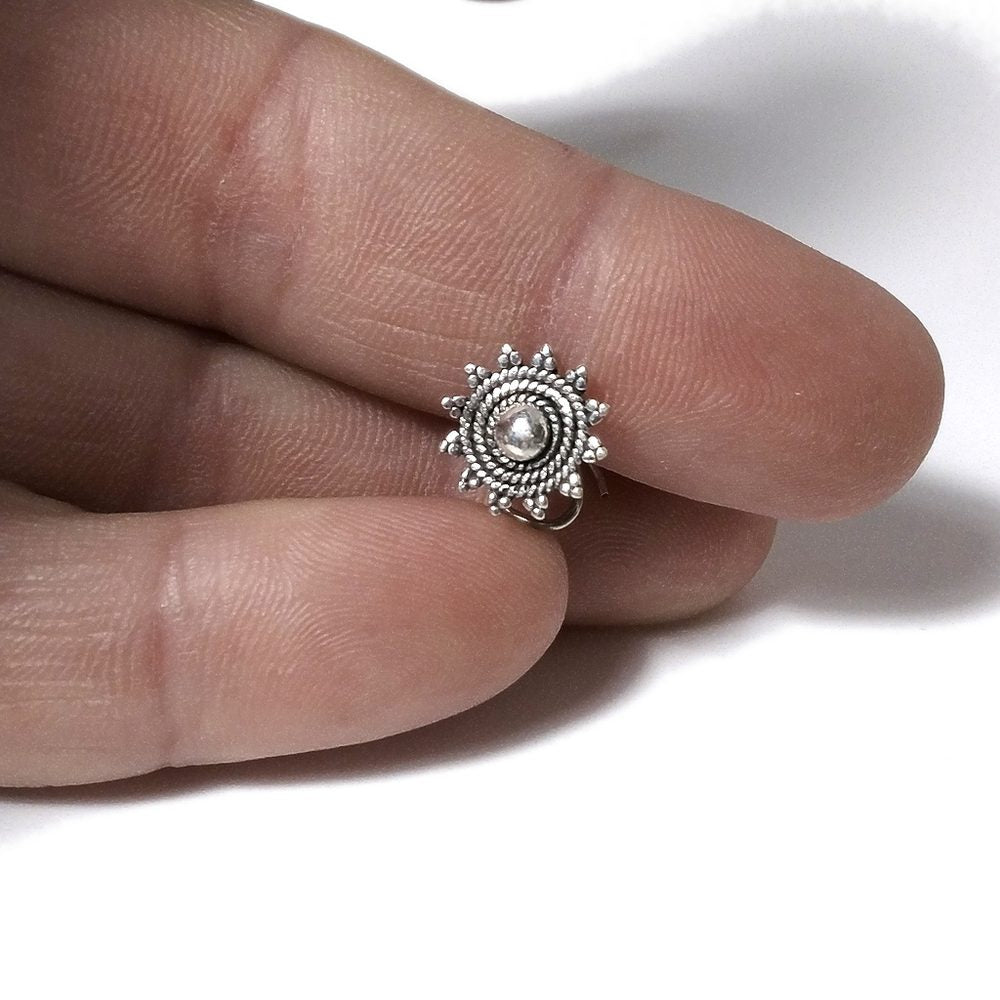 ORECCHINI da naso RISHIKESH con Spirale in Argento 925