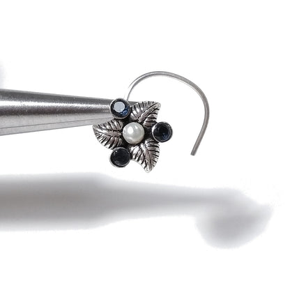 ORECCHINI da naso TENERIFE | con Spirale e Pietra | Argento 925 | Piercing BOHO – immagine4