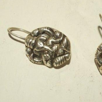 ORECCHINO ETNICO argento vecchio GANESH – immagine1
