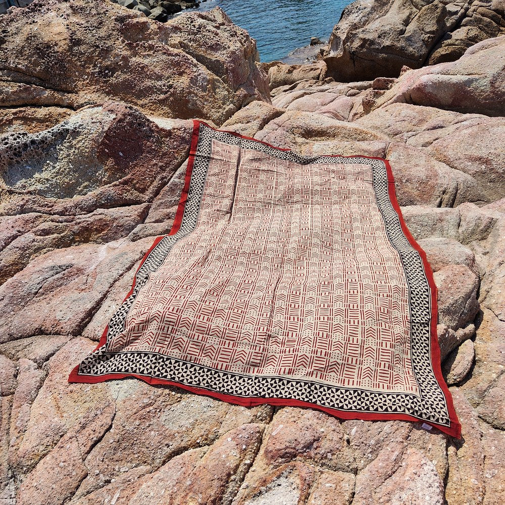 Pareo - Sarong in 100% cotone artigianale - NARENJA