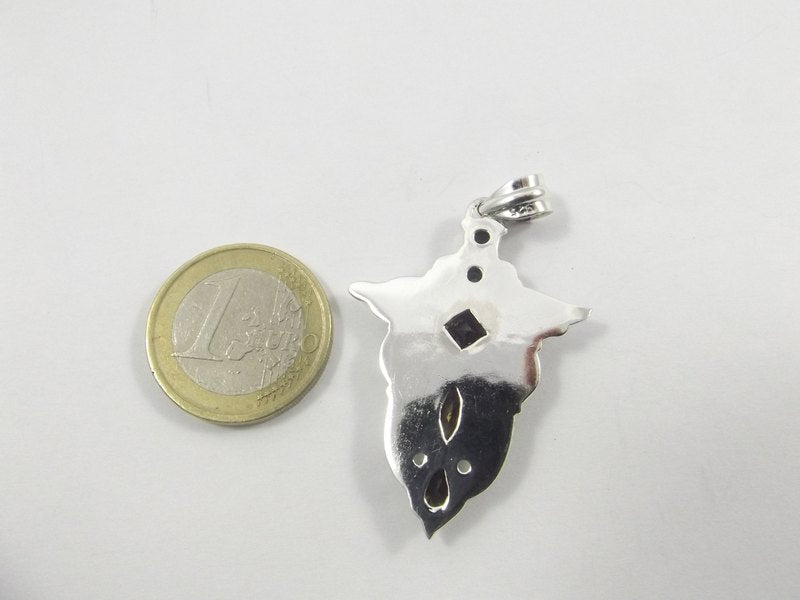 CIONDOLO fume' - argento  925 caduceo - ilmondodiwit - Ciondolo