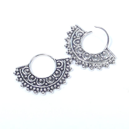 Orecchino - SEPTUM in argento 925 brunito - ETNICO | PIERCING – immagine3