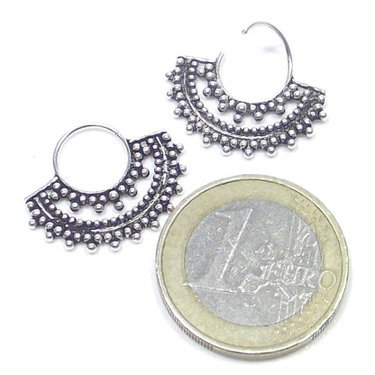 Orecchino SEPTUM in argento 925 brunito - ETNICO
