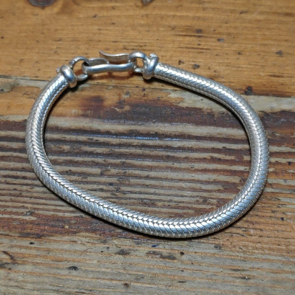 Bracciale Snake argento tondo 662 | Bracciale da UOMO e DONNA