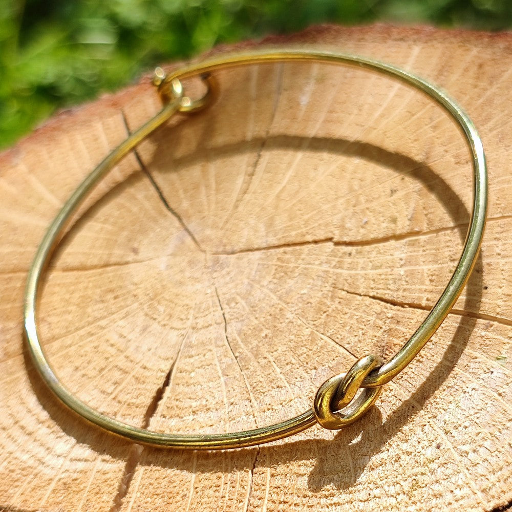 VIPIN Bracciale indiano artigianale in ottone